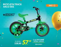 Lojas Cem Bicicleta track arco-íris oferta