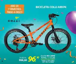 Lojas Cem Bicicleta colli airone oferta