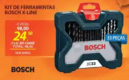 Lojas Cem Kit de ferramentas bosch x-line oferta