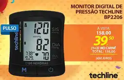 Lojas Cem Monitor digital de pressão techline bp2206 oferta