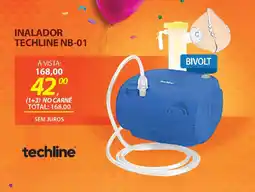 Lojas Cem Inalador techline nb-01 oferta