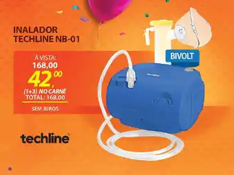 Lojas Cem Inalador techline nb-01 oferta