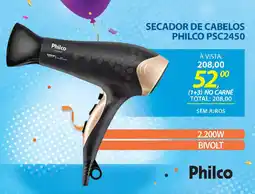 Lojas Cem Secador de cabelos philco psc2450 oferta