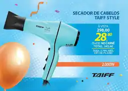 Lojas Cem Secador de cabelos taiff style oferta