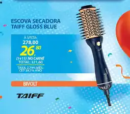Lojas Cem Escova secadora taiff gloss blue oferta