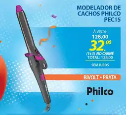 Lojas Cem Modelador de cachos philco pec15 oferta