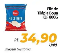 Hiper Moreira Filé de tilápia boua oferta