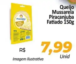 Hiper Moreira Queijo Mussarela Piracanjuba Fatiado oferta