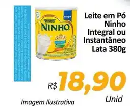 Hiper Moreira Leite em pó ninho integral ou instantâneo oferta