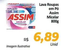 Hiper Moreira Lava Roupas em Pó Assim Micelar oferta