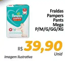 Hiper Moreira Fraldas Pampers Pants Mega oferta