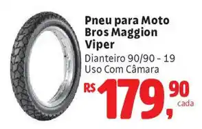 Supermercados Mateus Pneu para Moto Bros Maggion Viper oferta