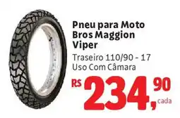 Supermercados Mateus Pneu para Moto Bros Maggion Viper oferta