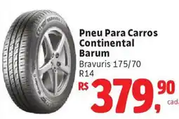 Supermercados Mateus Pneu Para Carros Continental Barum oferta
