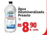 Supermercados Mateus Água desmineralizada proauto oferta