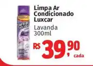 Supermercados Mateus limpa ar condicionado luxcar lavanda oferta