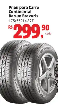 Supermercados Mateus Pneu para carro continental barum bravuris oferta