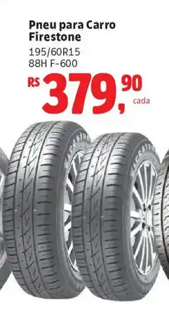 Supermercados Mateus Pneu para carro firestone oferta