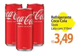 Atacadão Refrigerante Coca-Cola Sleek oferta