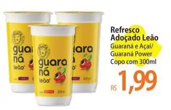 Refresco adoçado leão