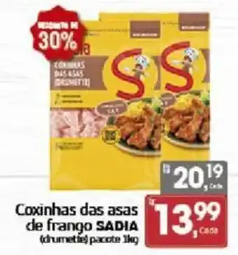 Cometa Supermercados Coxinhas das asas de frango SADIA oferta