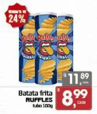 Cometa Supermercados Batata frita ruffles oferta