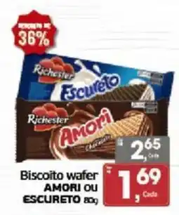 Cometa Supermercados Biscoito wafer amori ou escureto oferta
