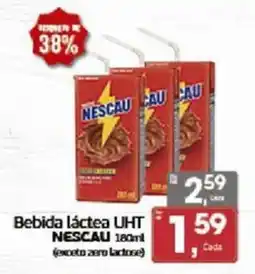 Cometa Supermercados Bebida láctea UHT NESCAU oferta