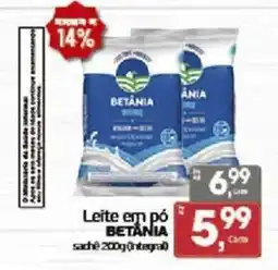 Cometa Supermercados Leite em pó betânia oferta