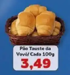 Supermercados Tauste Pão Tauste da Vovó oferta