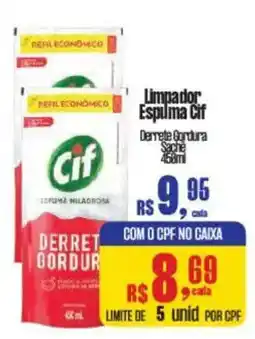 Supermercados Mateus Limpador Espuma Cif Derrete Gordura oferta