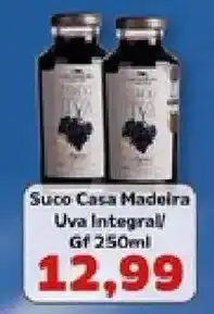 Supermercados Tauste Suco Casa Madeira Uva Integral oferta