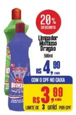 Supermercados Mateus Limpador Multiuso Dragão oferta