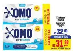 Supermercados Mateus Sabão em Pó Omo oferta