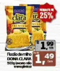 Cometa Supermercados Flocão de milho dona clara oferta