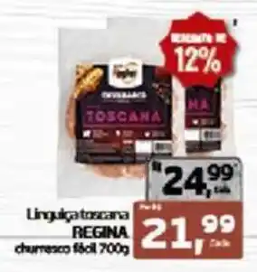 Cometa Supermercados Linguiça toscana regina oferta