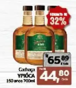 Cometa Supermercados Cachaça Ypióca 150 anos oferta