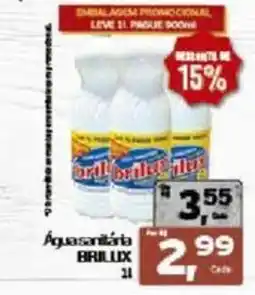 Cometa Supermercados Água sanitária brillux oferta