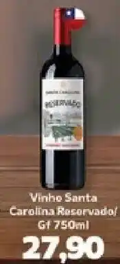Supermercados Tauste Vinho santa carolina reservado oferta