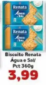 Supermercados Tauste Biscoito renata água e sal oferta