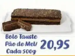 Supermercados Tauste Bolo Tauste Pão de Mel oferta