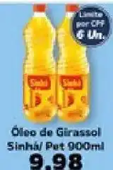 Supermercados Tauste Óleo de Girassol Sinhú/ Pet oferta