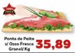 Supermercados Tauste Ponta de Peito s/ Osso Fresca oferta