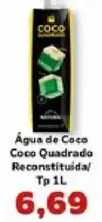 Supermercados Tauste Água de Coco Coco Quadrado Reconstituída oferta