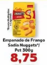 Supermercados Tauste Empanado de frango sadia nuggets' oferta