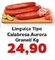 Supermercados Tauste Linguica Tipo Calabresa Aurora oferta