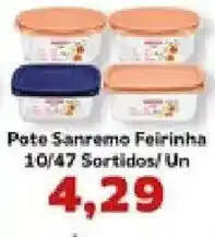 Supermercados Tauste Pote Sanremo Feirinha oferta