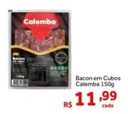 Shibata Supermercados Bacon em Cubos Calemba oferta