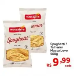 Shibata Supermercados Spaghetti/ Talharim Massa Leve oferta