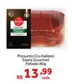 Shibata Supermercados Presunto Cru Italiano Seara Gourmet Fatiado oferta